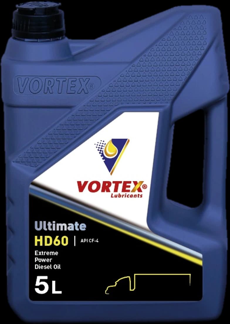 VORTEX Ultimate Extreme Power Diesel Oil in a blue five litre jerrycan with a moulded handle