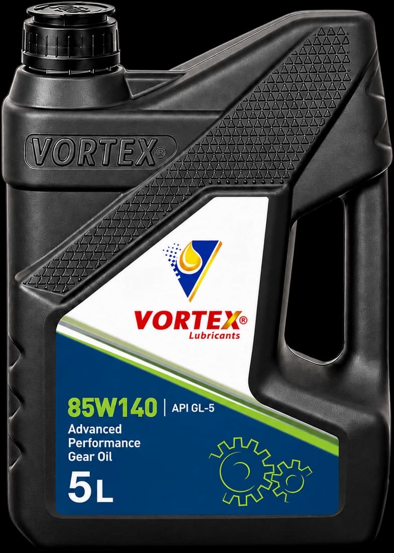 VORTEX 85W140 API GL-5 advanced performance gear oil in a five litre pack